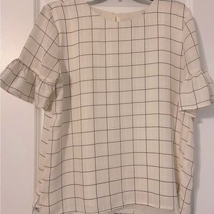 Loft flowy short sleeve blouse